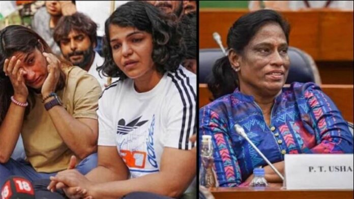 Wrestlers rotests PT Usha speaks when degree matters more than merit